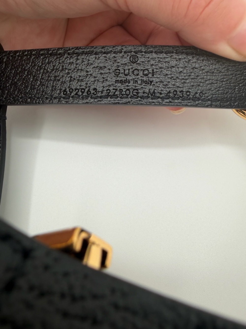 GUCCI Demetra Leather Dog Harness Black Gold Medium Excellent/Like New 🦮 Luxury. - Picture 4 of 12